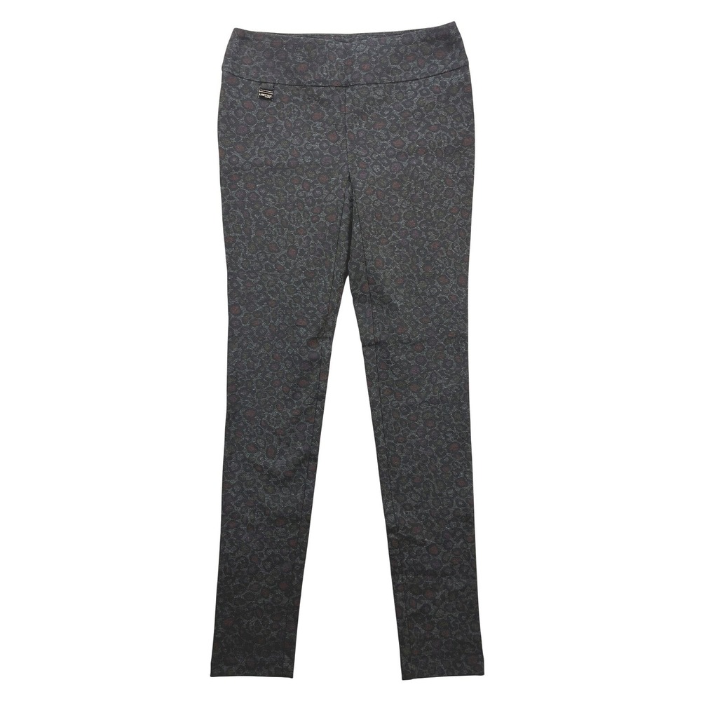 Lisette L Leggings Women's 0 Black Jaguar Print Skinny Pull On Stretch Comfort